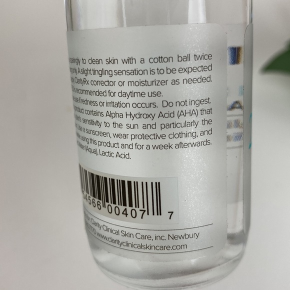 Clarity RX Brighten It 10% lactic acid solution NEW sealed 2 fl.oz. - Picture 6 of 13